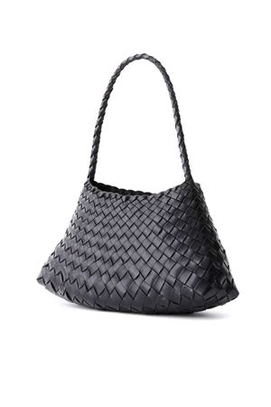 Black Rosanna woven leather bag DRAGON DIFFUSION | 8943DGS6MATBLACK